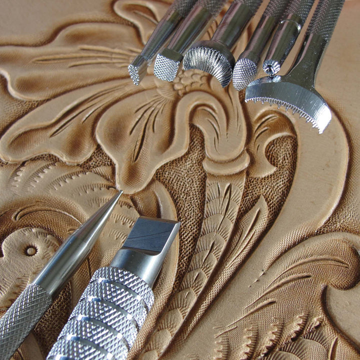 Basic Leathercraft Stamping & Carving Tool Set | Pro Leather Carvers