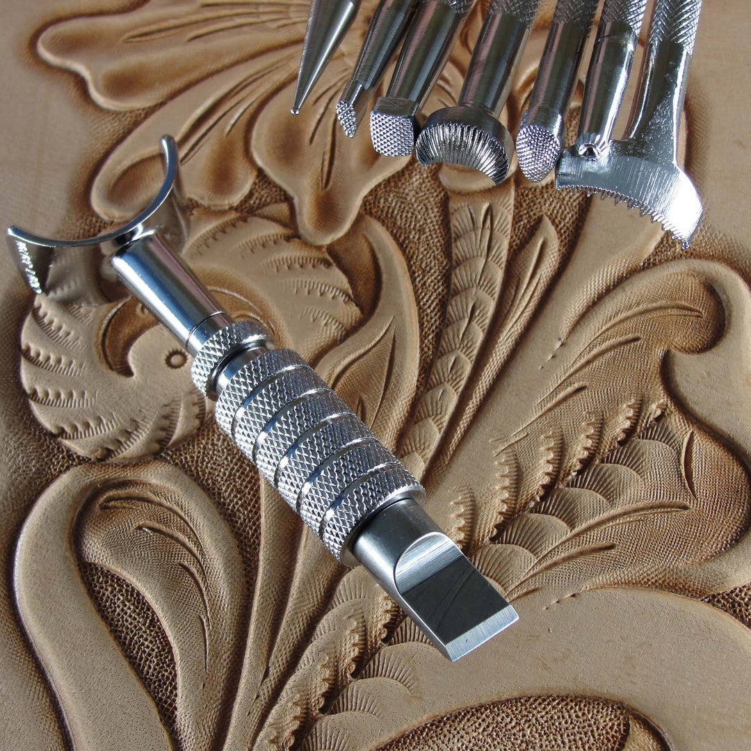 Basic Leathercraft Stamping & Carving Tool Set | Pro Leather Carvers