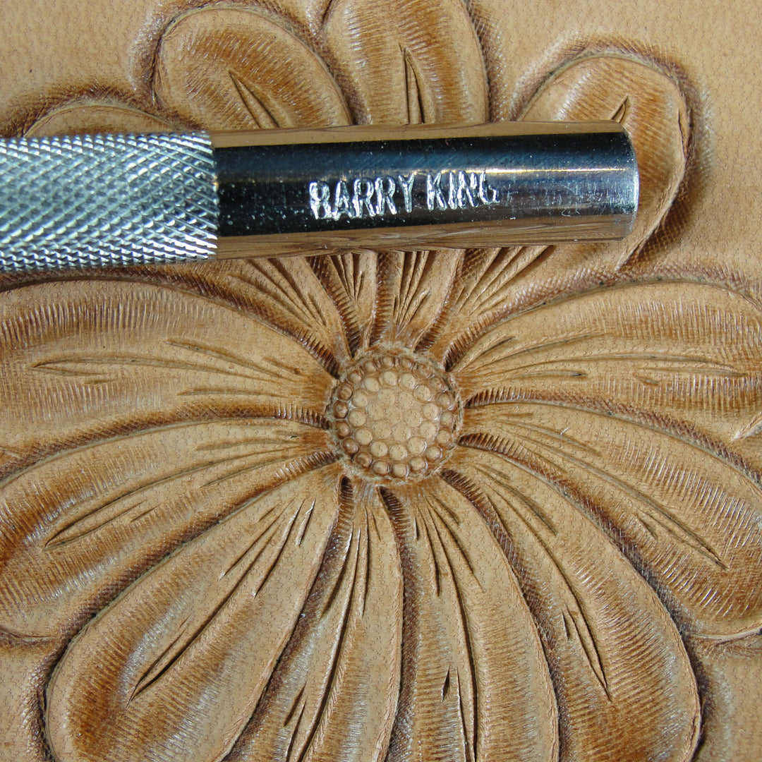 Fine Dome Cluster Flower Center Leather Stamp | Pro Leather Carvers