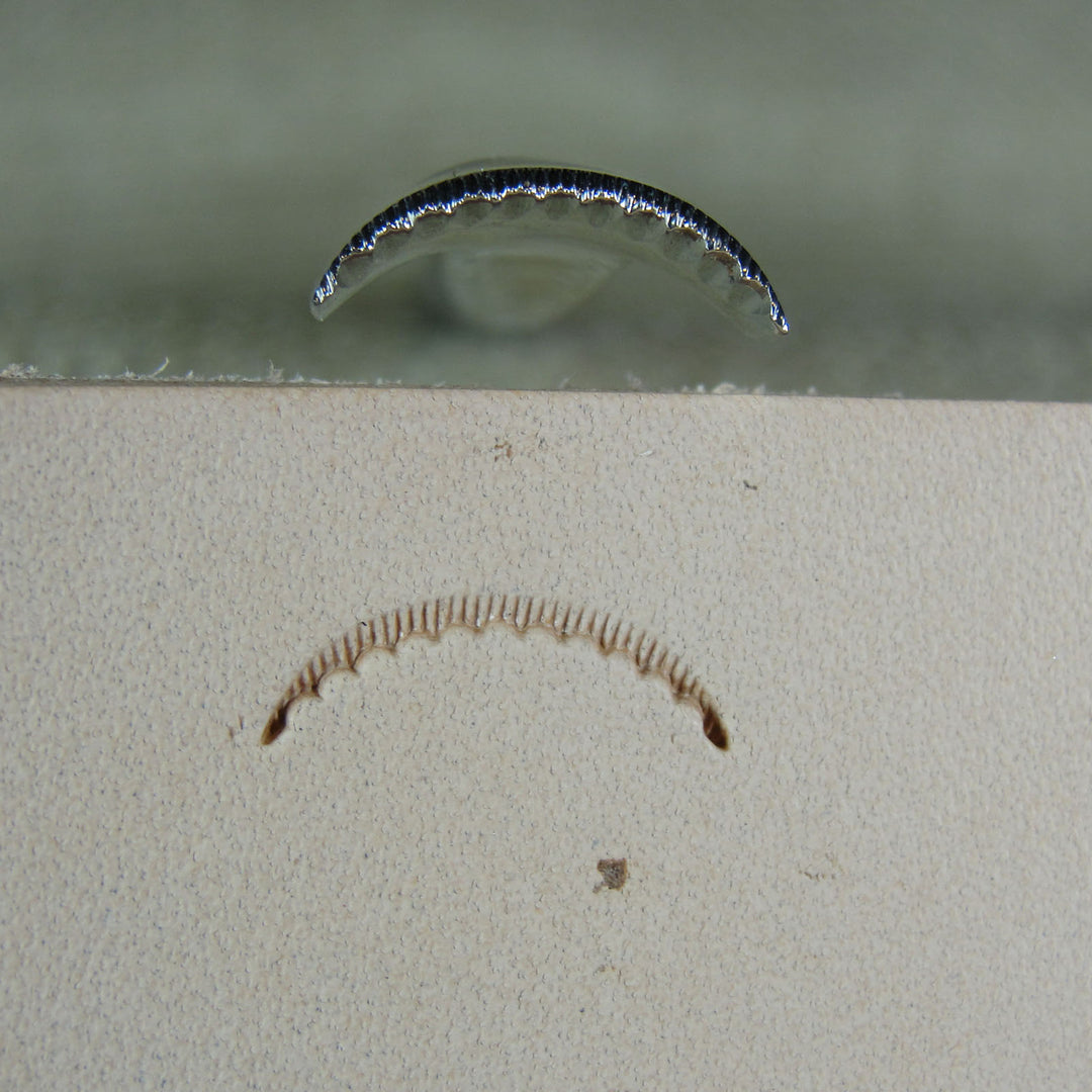 Arched Scalloped Veiner Stamp - Barry King | Pro Leather Carvers