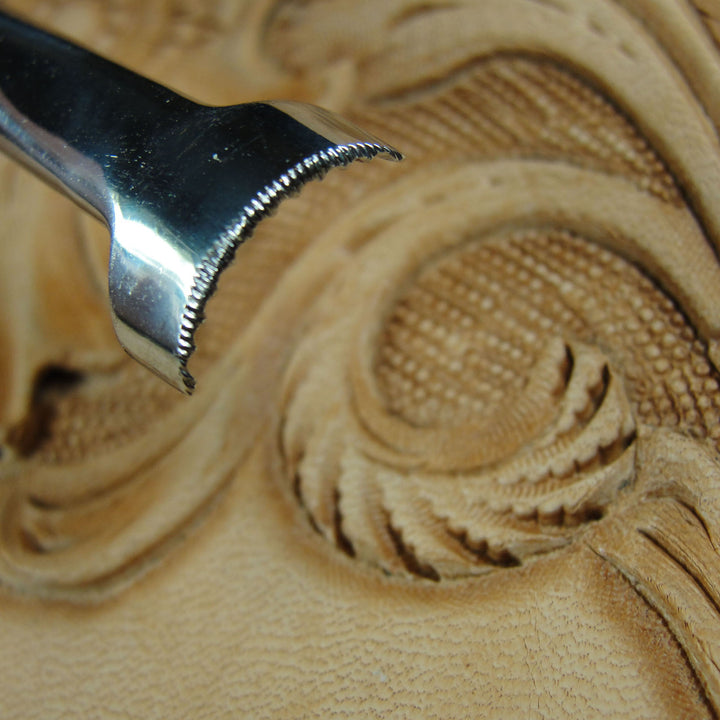 Arched Scalloped Veiner Stamp - Barry King | Pro Leather Carvers
