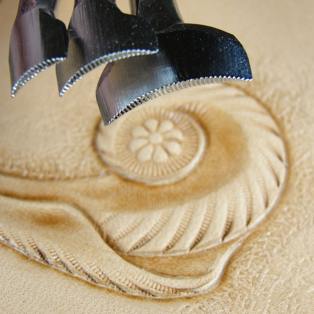 Shell Veiner Leather Stamping Tool Set - Japan | Pro Leather Carvers