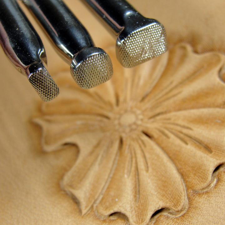 Checkered Beveler Leather Stamp Set - Barry King | Pro Leather Carvers