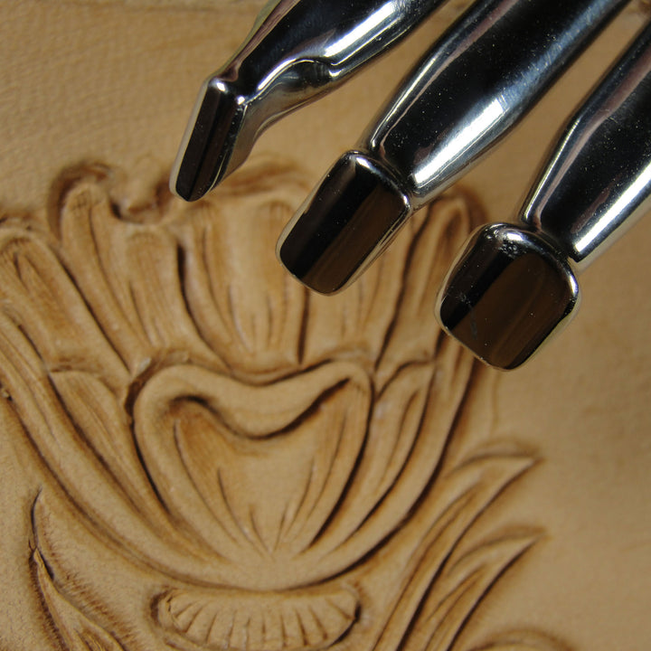 Smooth Extra Steep Angle Beveler Stamp Set | Pro Leather Carvers