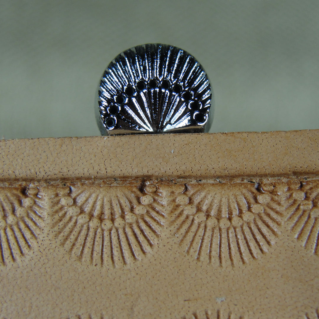 D606 11-Seed Border Leather Stamping Tool | Pro Leather Carvers