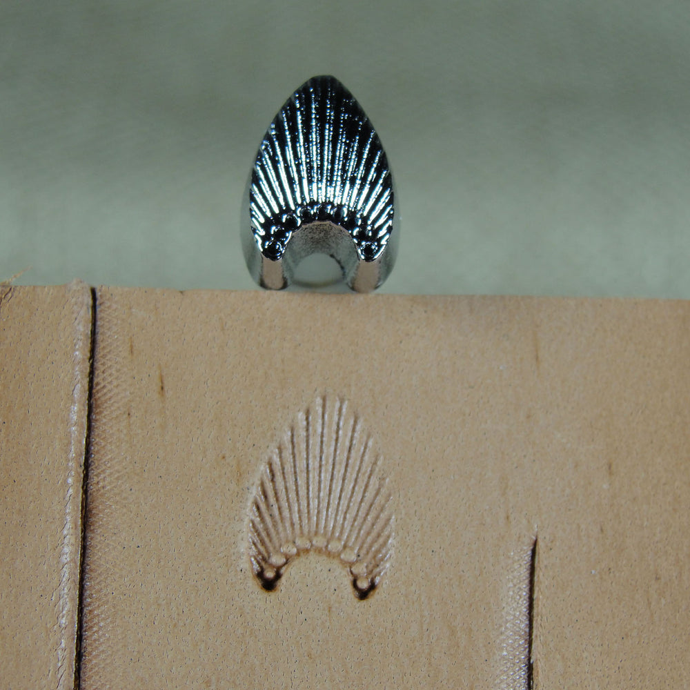 N301 9-Seed Sunburst Border Leather Stamp | Pro Leather Carvers