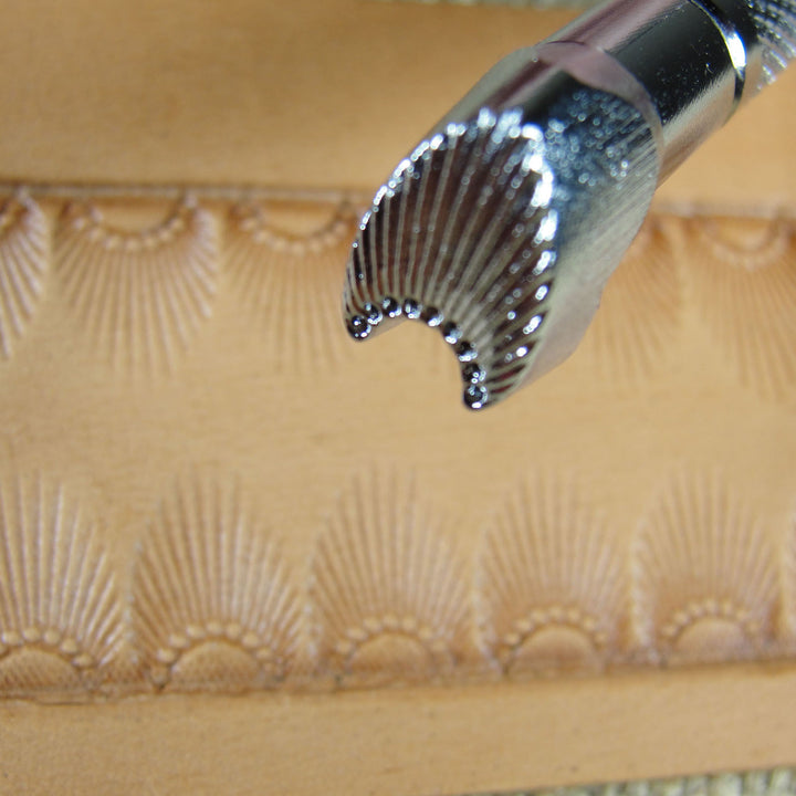 N301 9-Seed Sunburst Border Leather Stamp | Pro Leather Carvers