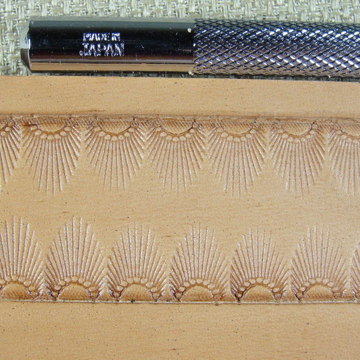 N301 9-Seed Sunburst Border Leather Stamp | Pro Leather Carvers