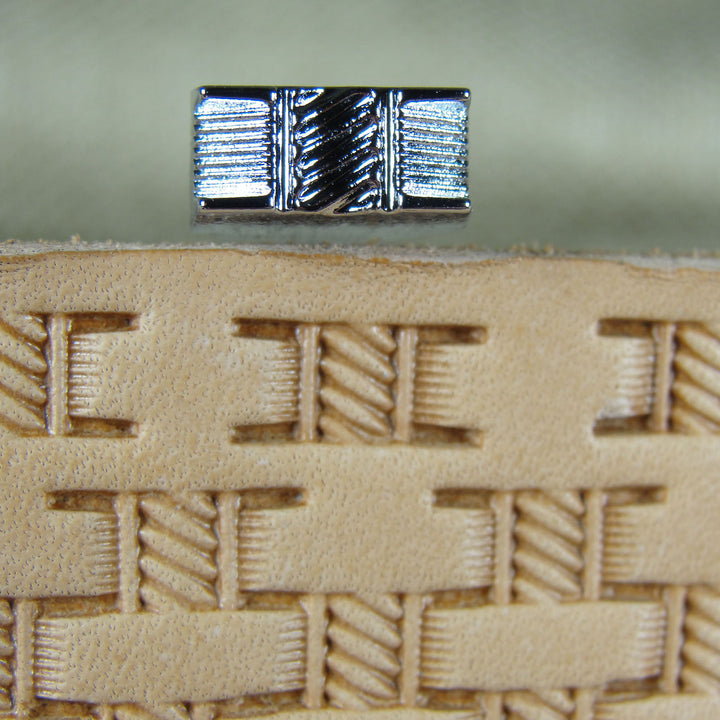 X501 Rope Basket Weave Leather Stamping Tool | Pro Leather Carvers