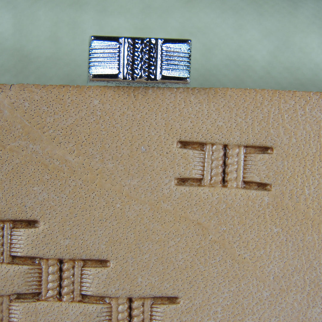 X570-2 Double Rope Basket Weave Leather Stamp | Pro Leather Carvers