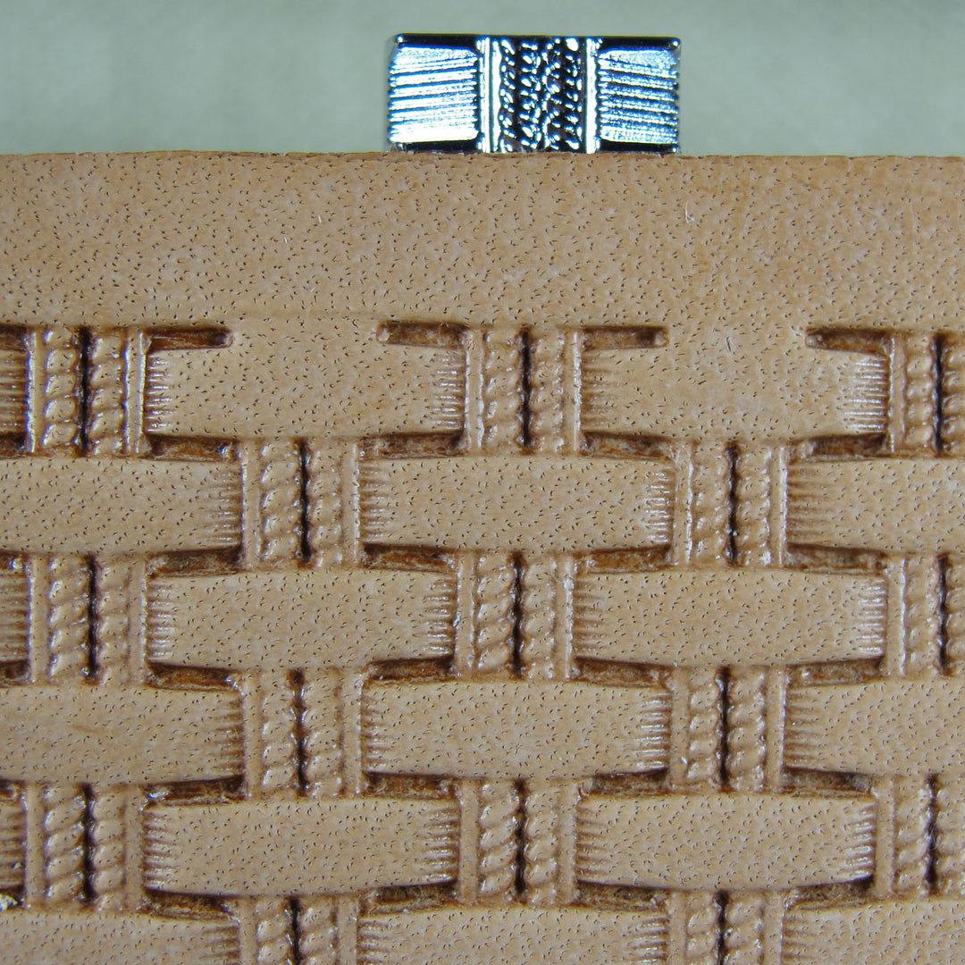X570-2 Double Rope Basket Weave Leather Stamp | Pro Leather Carvers