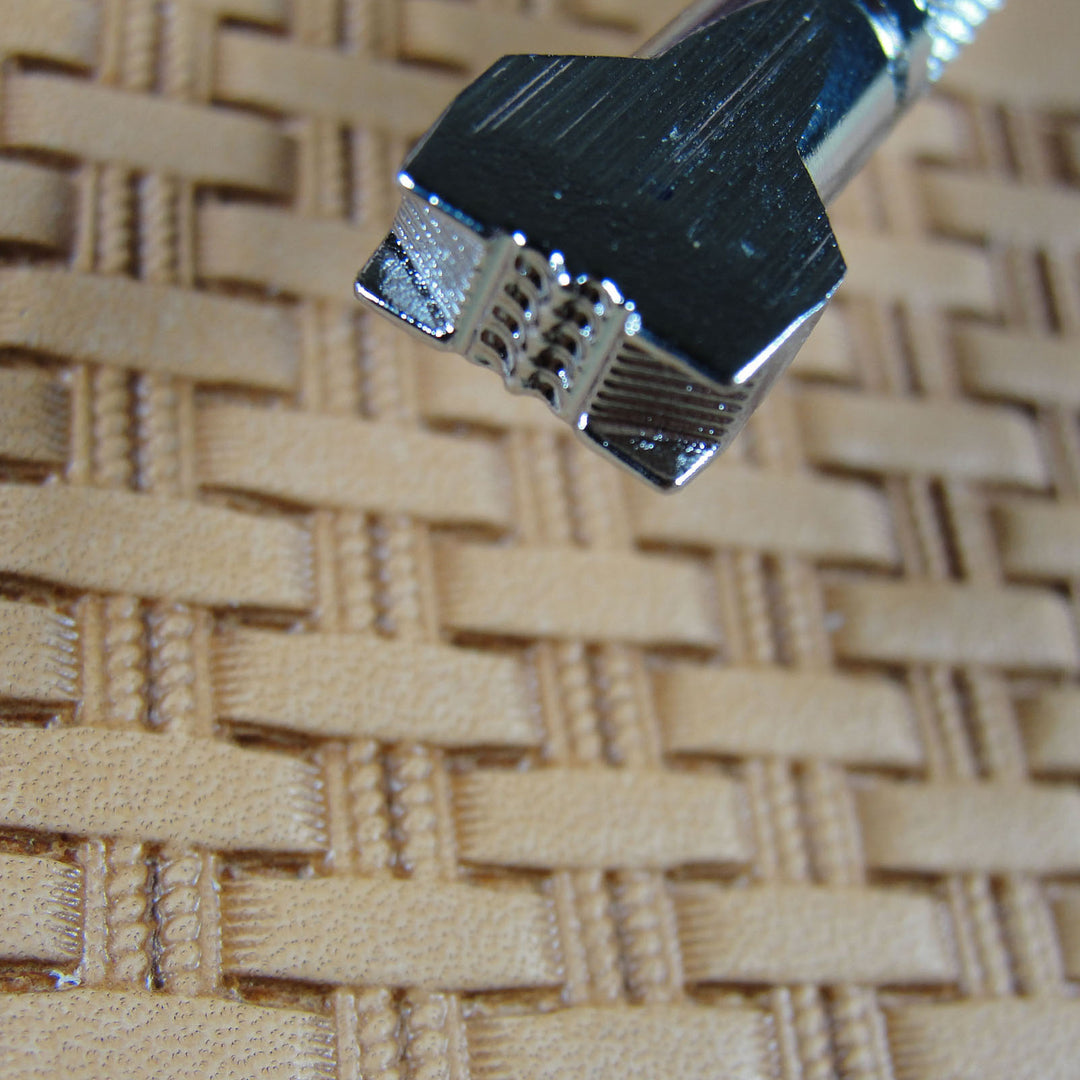 X570-2 Double Rope Basket Weave Leather Stamp | Pro Leather Carvers