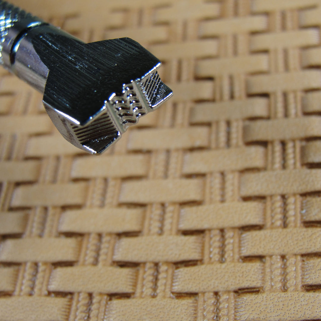 X570-2 Double Rope Basket Weave Leather Stamp | Pro Leather Carvers