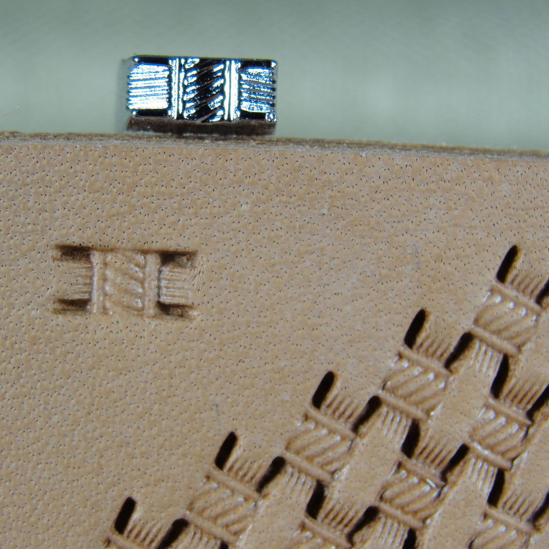 X560 XSm Rope Basket Weave Leather Stamping Tool | Pro Leather Carvers