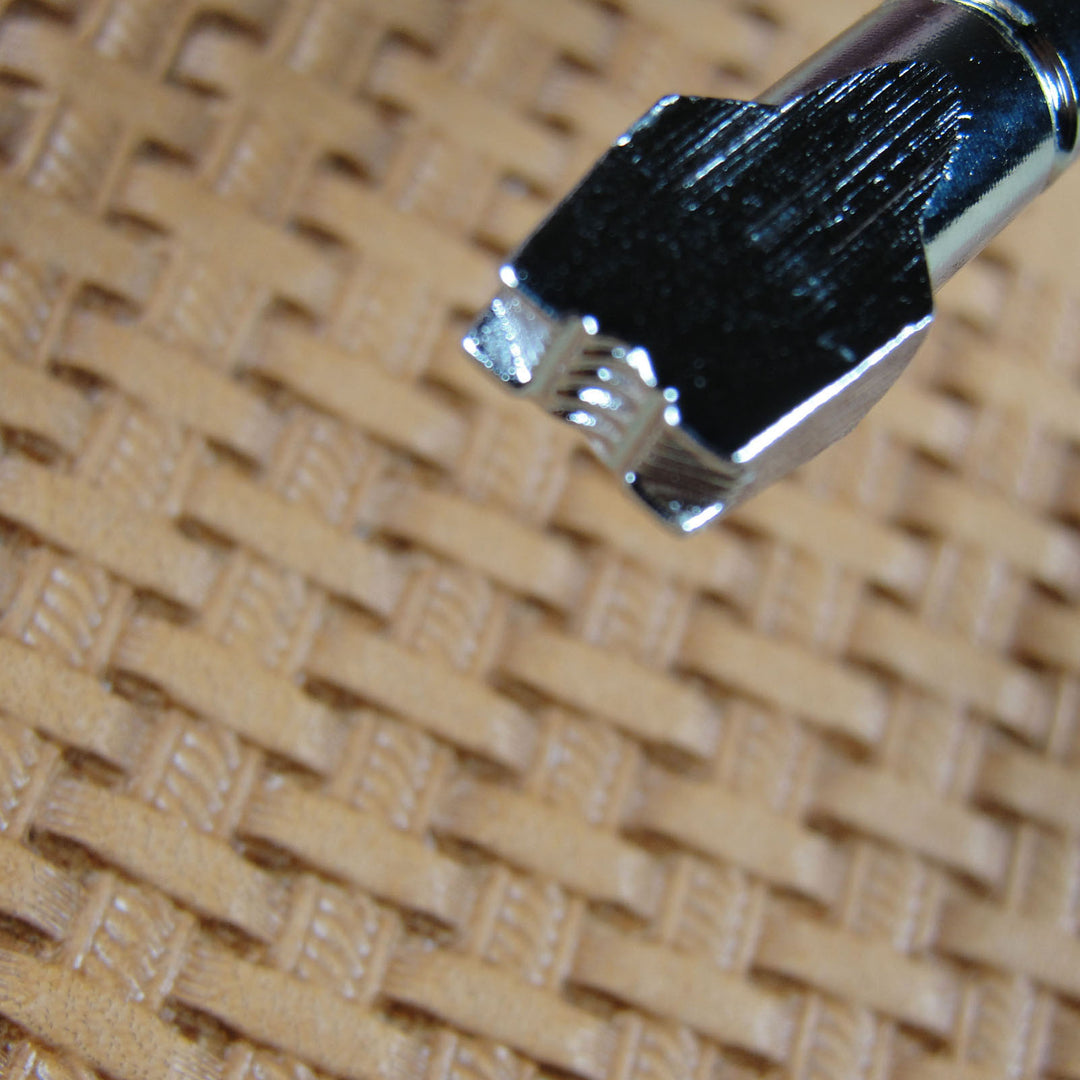 X560 XSm Rope Basket Weave Leather Stamping Tool | Pro Leather Carvers