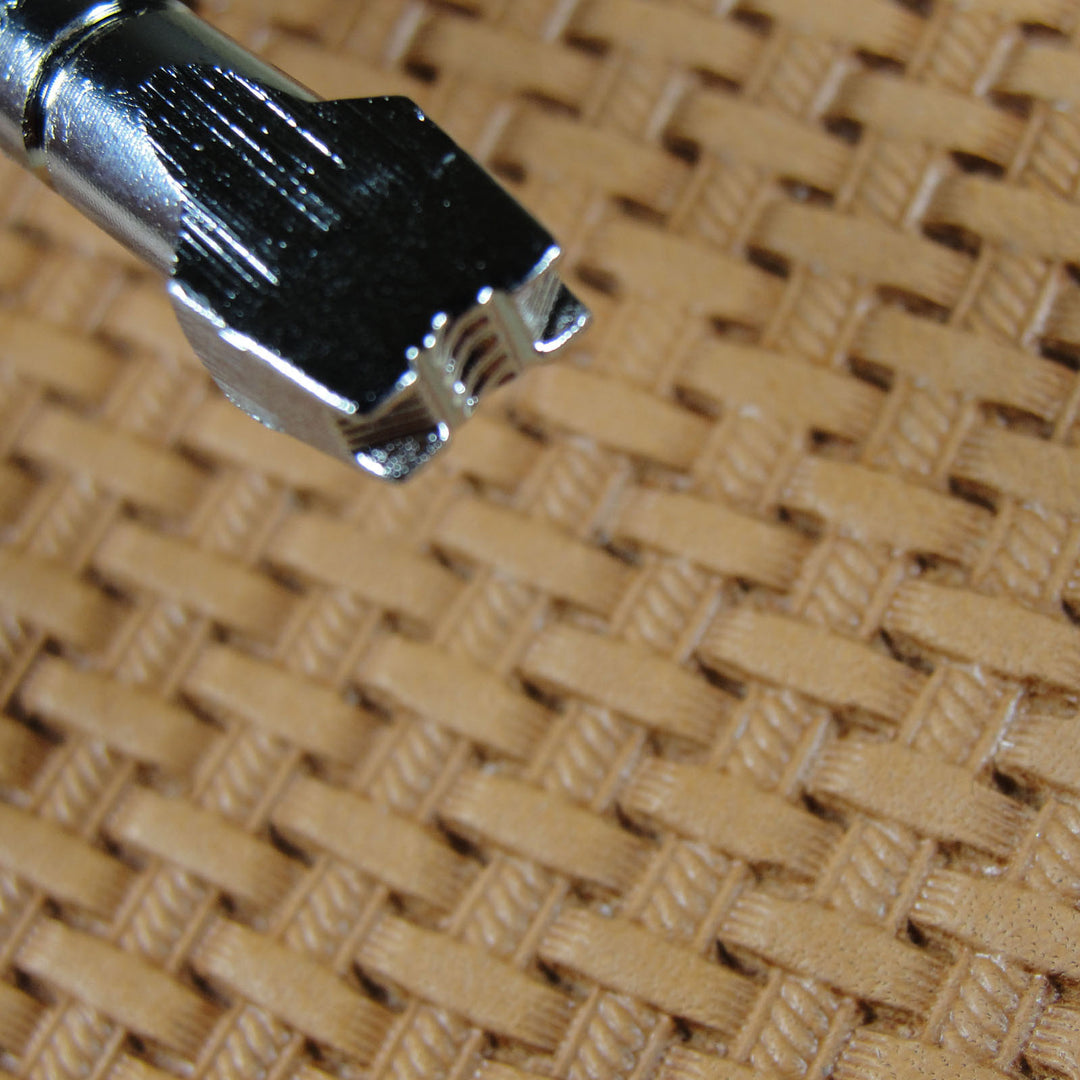 X560 XSm Rope Basket Weave Leather Stamping Tool | Pro Leather Carvers