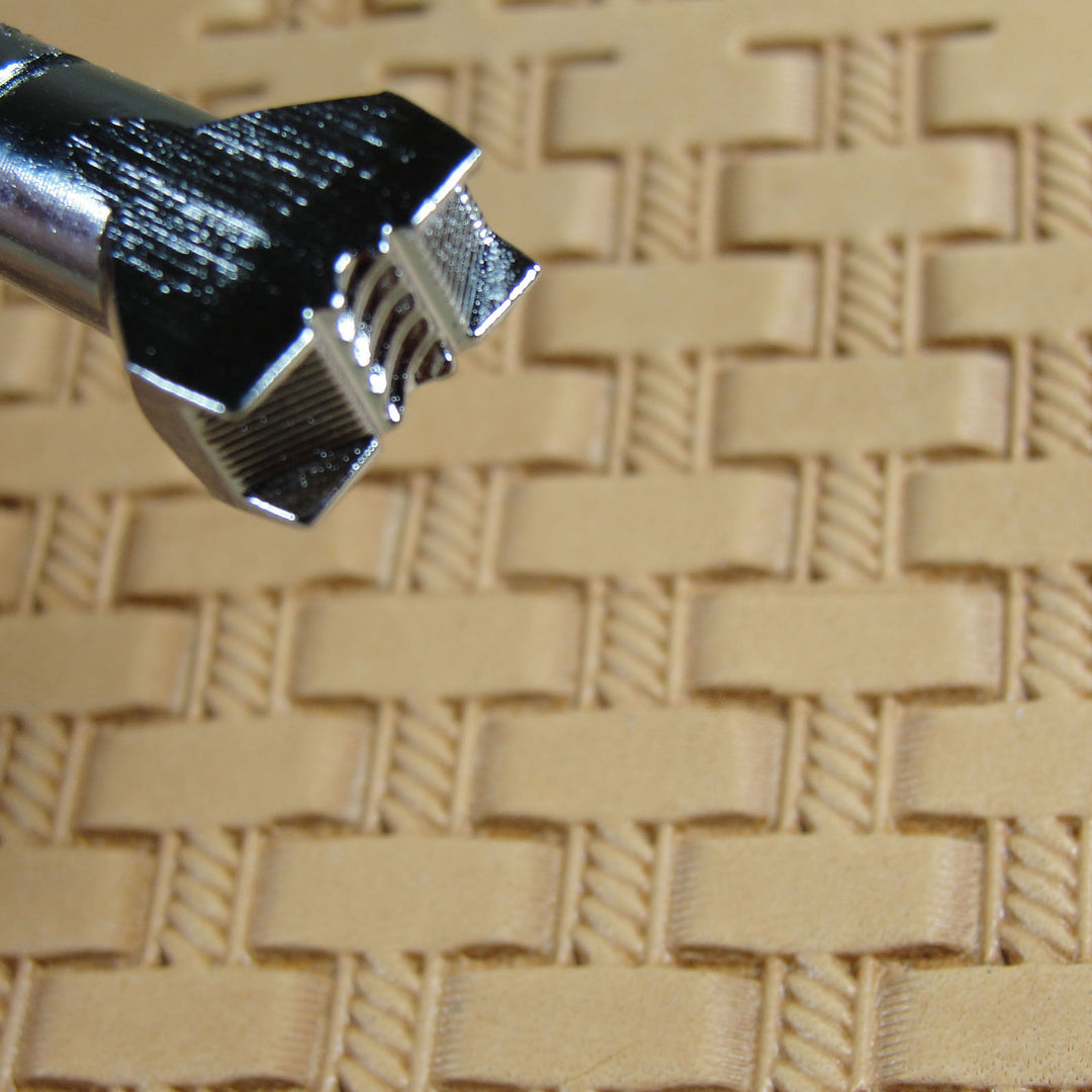 X510 Rope Basket Weave Leather Stamping Tool | Pro Leather Carvers
