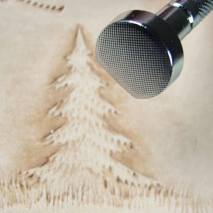 F901 Extra Fine Checkered Matting Leather Stamp | Pro Leather Carvers