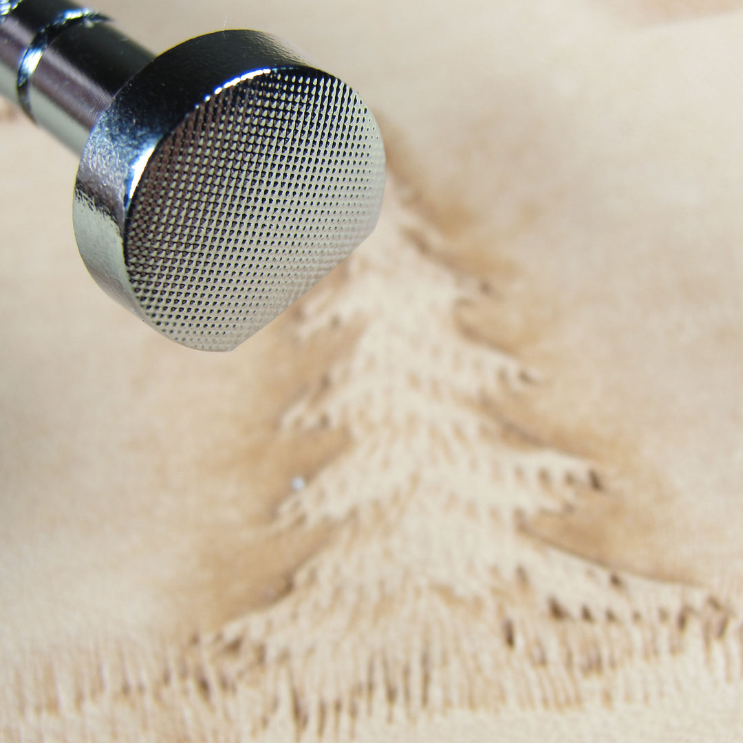 F901 Extra Fine Checkered Matting Leather Stamp | Pro Leather Carvers