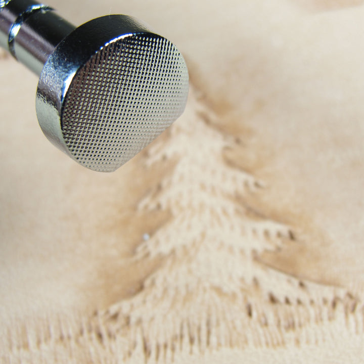 F901 Extra Fine Checkered Matting Leather Stamp | Pro Leather Carvers