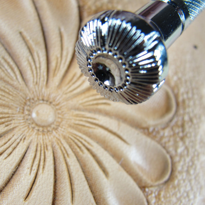 J820 Flower Center Leather Stamping Tool, Japan | Pro Leather Carvers