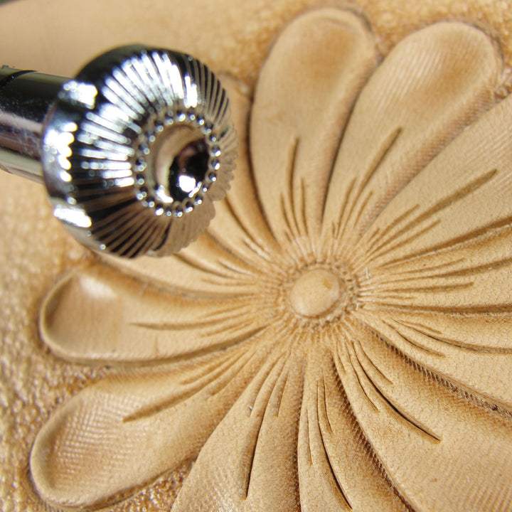 J820 Flower Center Leather Stamping Tool, Japan | Pro Leather Carvers
