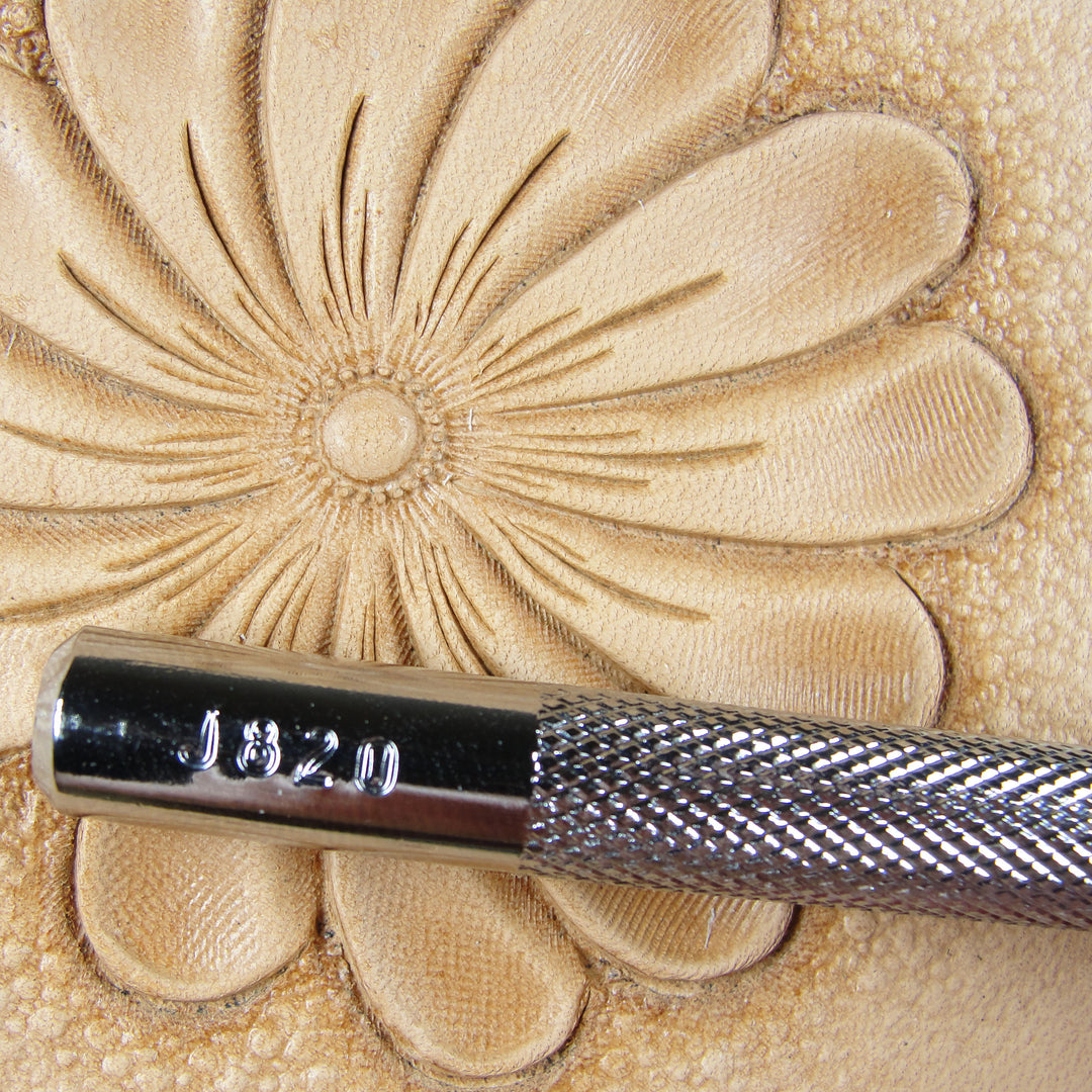J820 Flower Center Leather Stamping Tool, Japan | Pro Leather Carvers