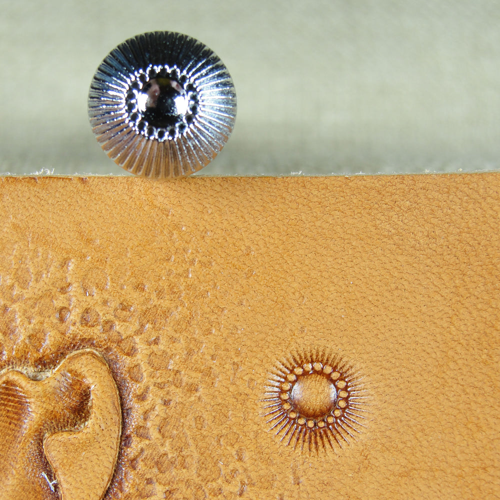 J504 Flower Center Leather Stamping Tool, Japan | Pro Leather Carvers