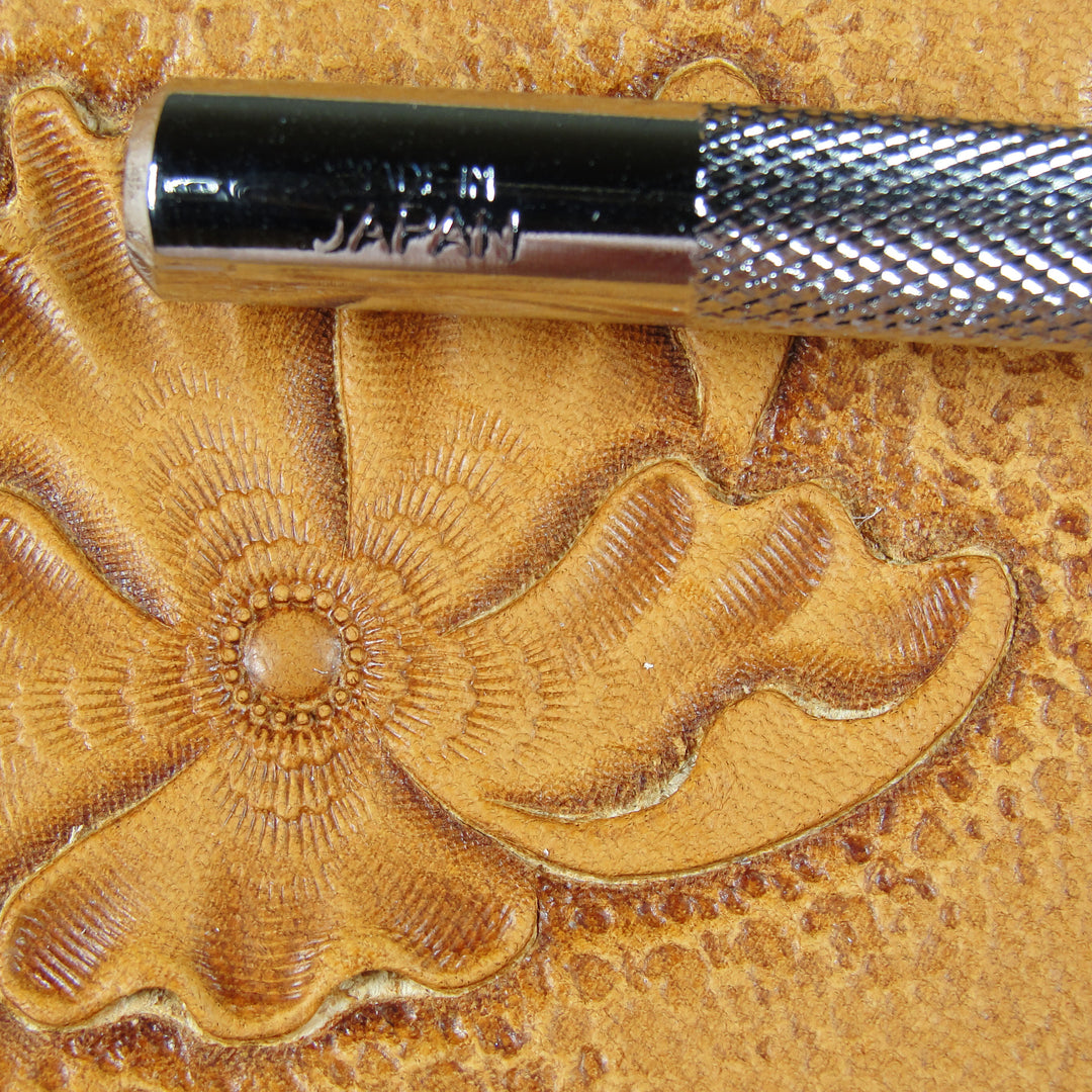J504 Flower Center Leather Stamping Tool, Japan | Pro Leather Carvers