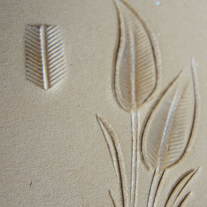 F121 Lined Figure Carving Leather Stamping Tool | Pro Leather Carvers