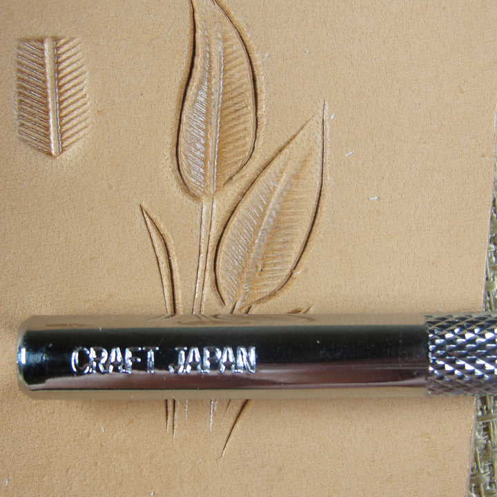 F121 Lined Figure Carving Leather Stamping Tool | Pro Leather Carvers