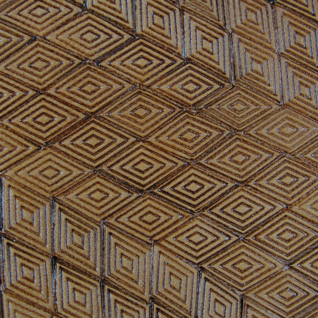 O38 Diamond Geometric Leather Stamping Tool | Pro Leather Carvers