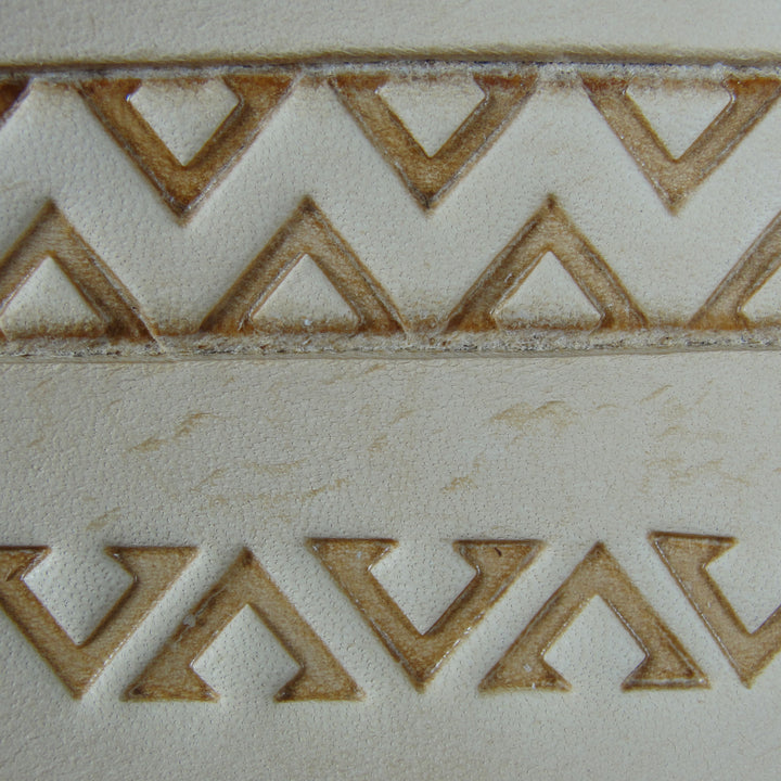 O150 Geometric Border Leather Stamping Tool | Pro Leather Carvers