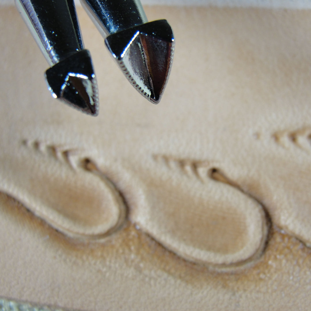 Pointed Mule's Foot Leather Stamps, Japan Select | Pro Leather Carvers