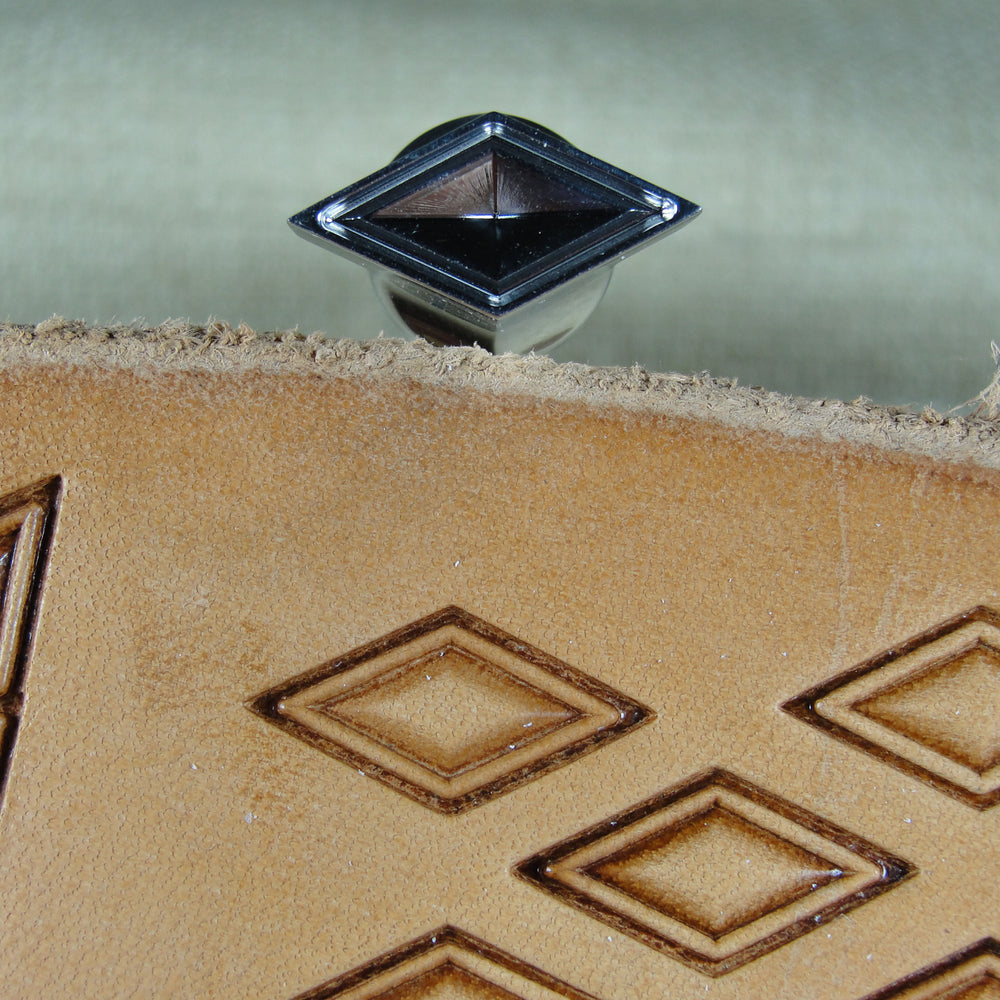 Hollow Diamond Geo Leather Stamp - Barry King | Pro Leather Carvers