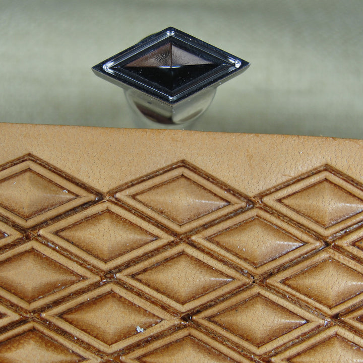 Hollow Diamond Geo Leather Stamp - Barry King | Pro Leather Carvers