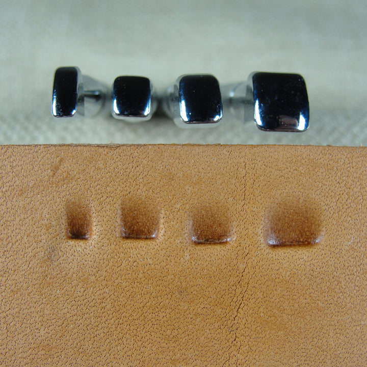 Set of 4 Smooth Beveler Leather Stamps | Pro Leather Carvers