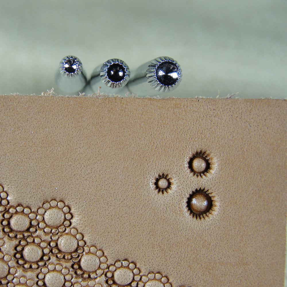 Lined Seeder Leather Stamping Tools 3-Piece Set | Pro Leather Carvers