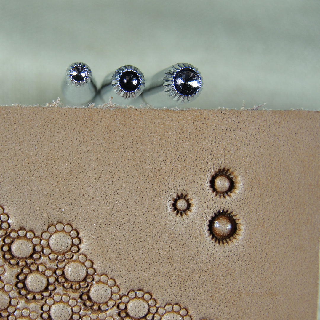 Lined Seeder Leather Stamping Tools 3-Piece Set | Pro Leather Carvers