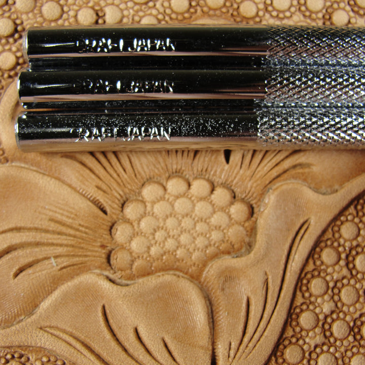 Lined Seeder Leather Stamping Tools 3-Piece Set | Pro Leather Carvers