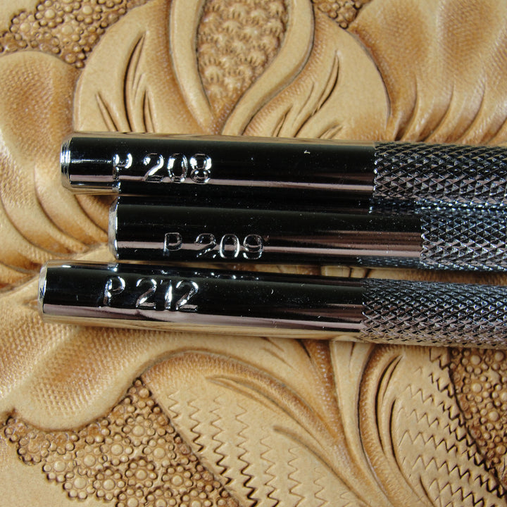 Tall Pear Shader Stamp Set - Leathercraft Tools | Pro Leather Carvers