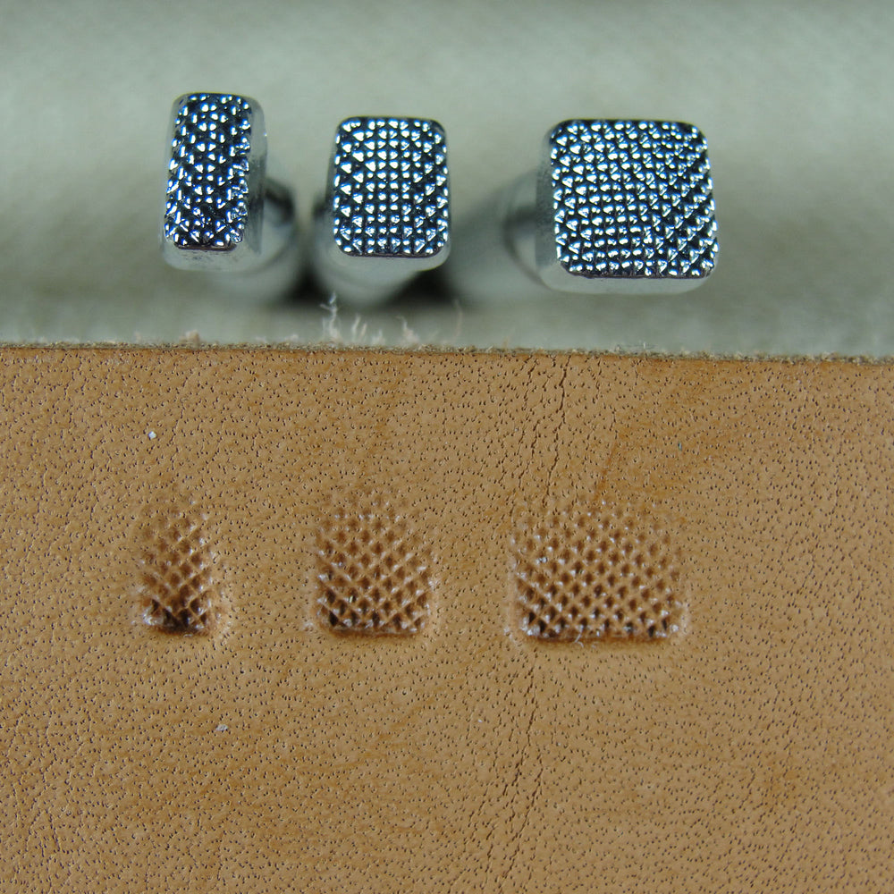 Coarse Checkered Beveler Leather Stamps - Japan | Pro Leather Carvers