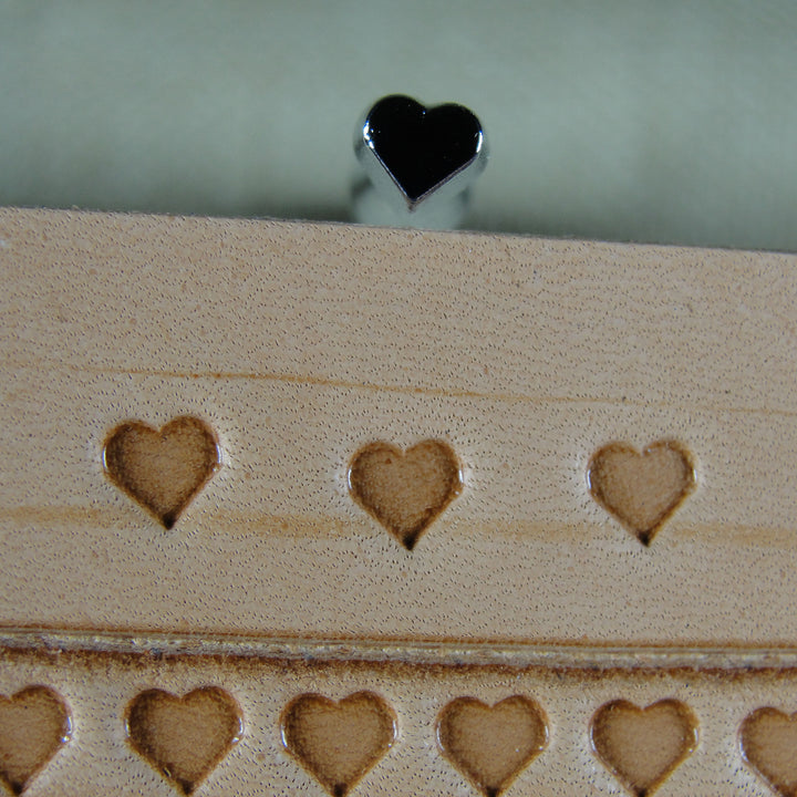 O136 Small Heart Leather Stamping Tool - Japan | Pro Leather Carvers