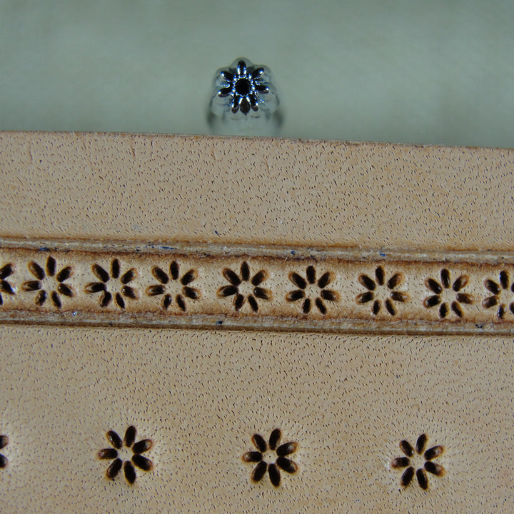 O136 Small Flower Leather Stamping Tool - Japan | Pro Leather Carvers