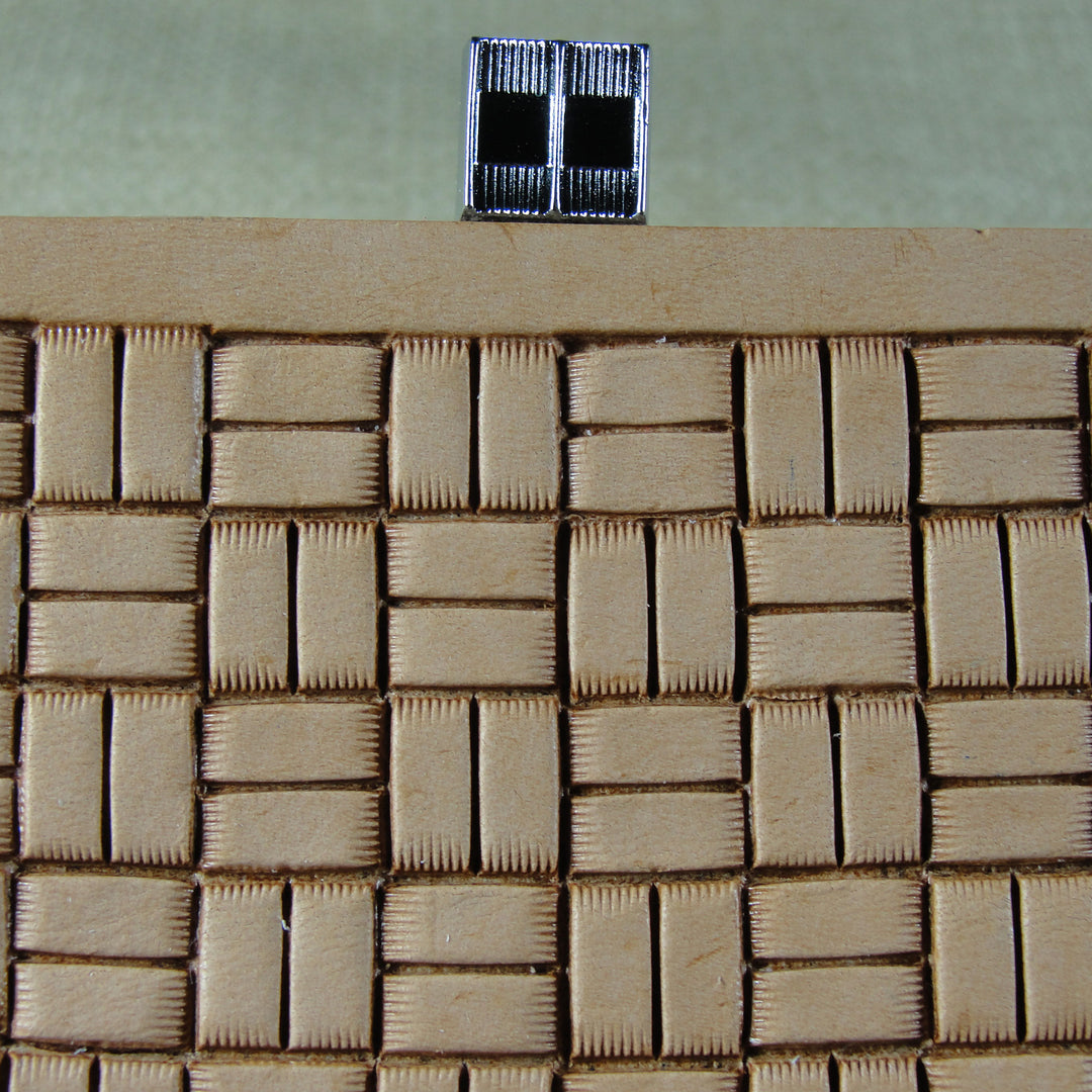 X507 Square Basket Weave Leather Stamping Tool | Pro Leather Carvers