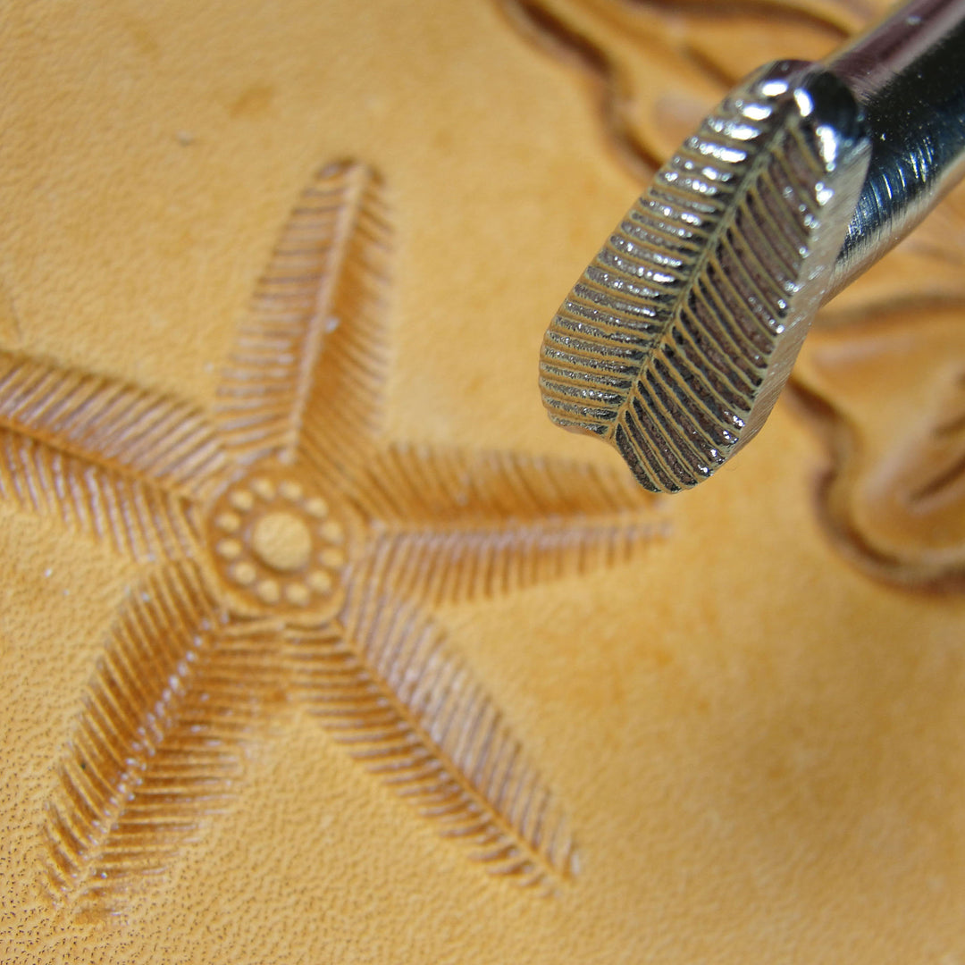 Z250 Feathered Figure Leather Stamping Tool | Pro Leather Carvers
