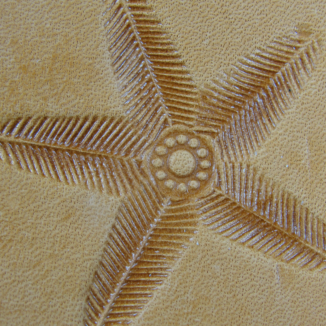Z250 Feathered Figure Leather Stamping Tool | Pro Leather Carvers