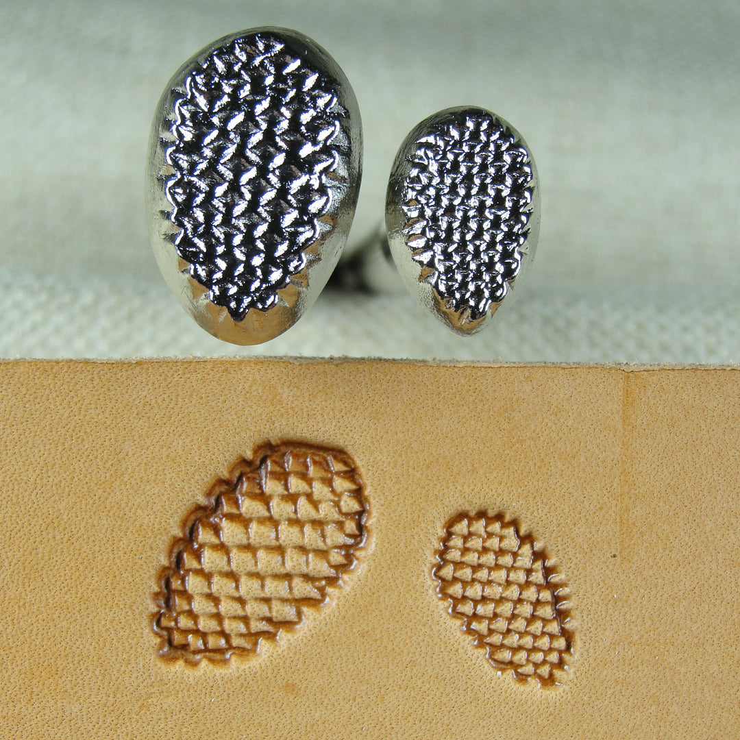 W567/W568 Pine Cone Leather Stamping Tools | Pro Leather Carvers
