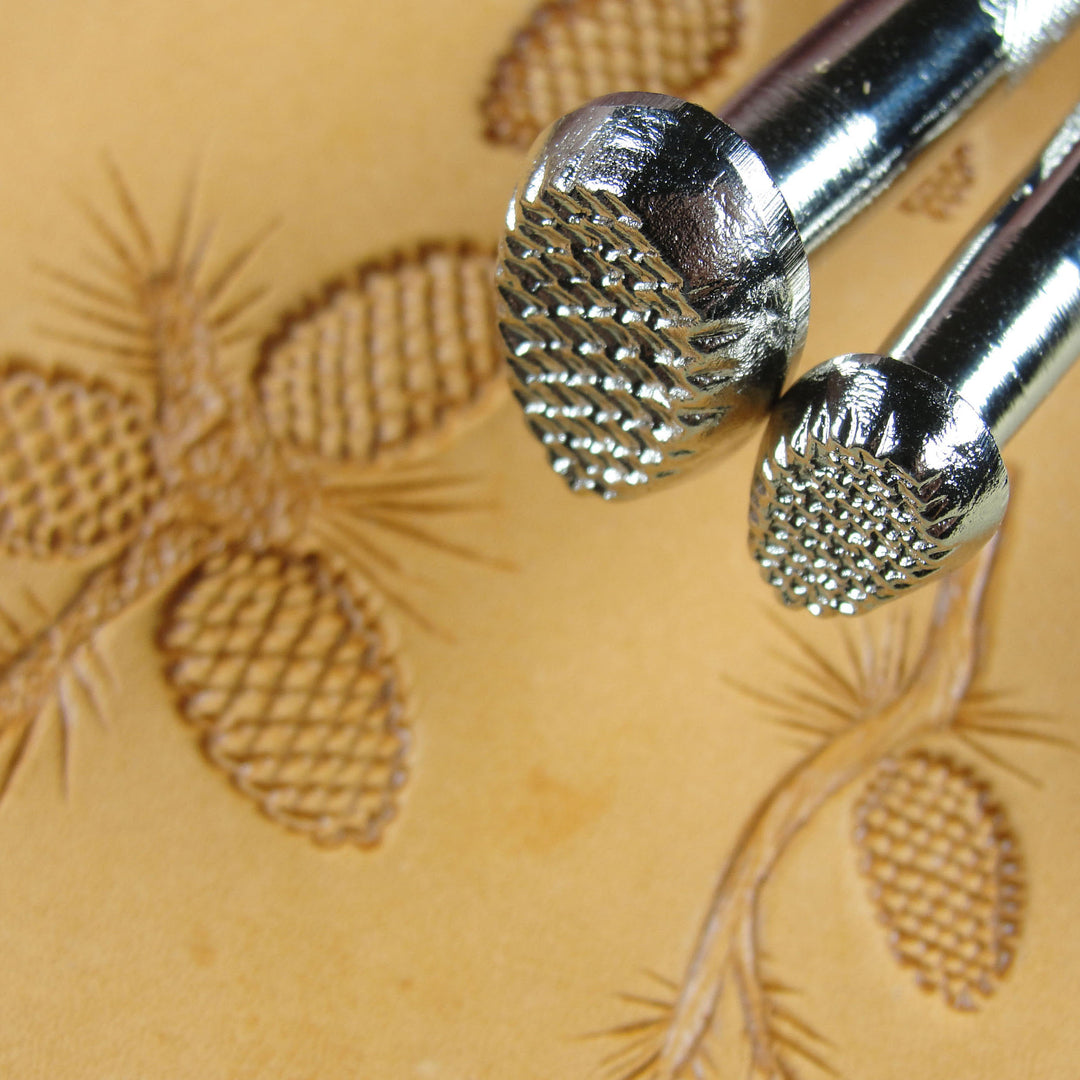 W567/W568 Pine Cone Leather Stamping Tools | Pro Leather Carvers