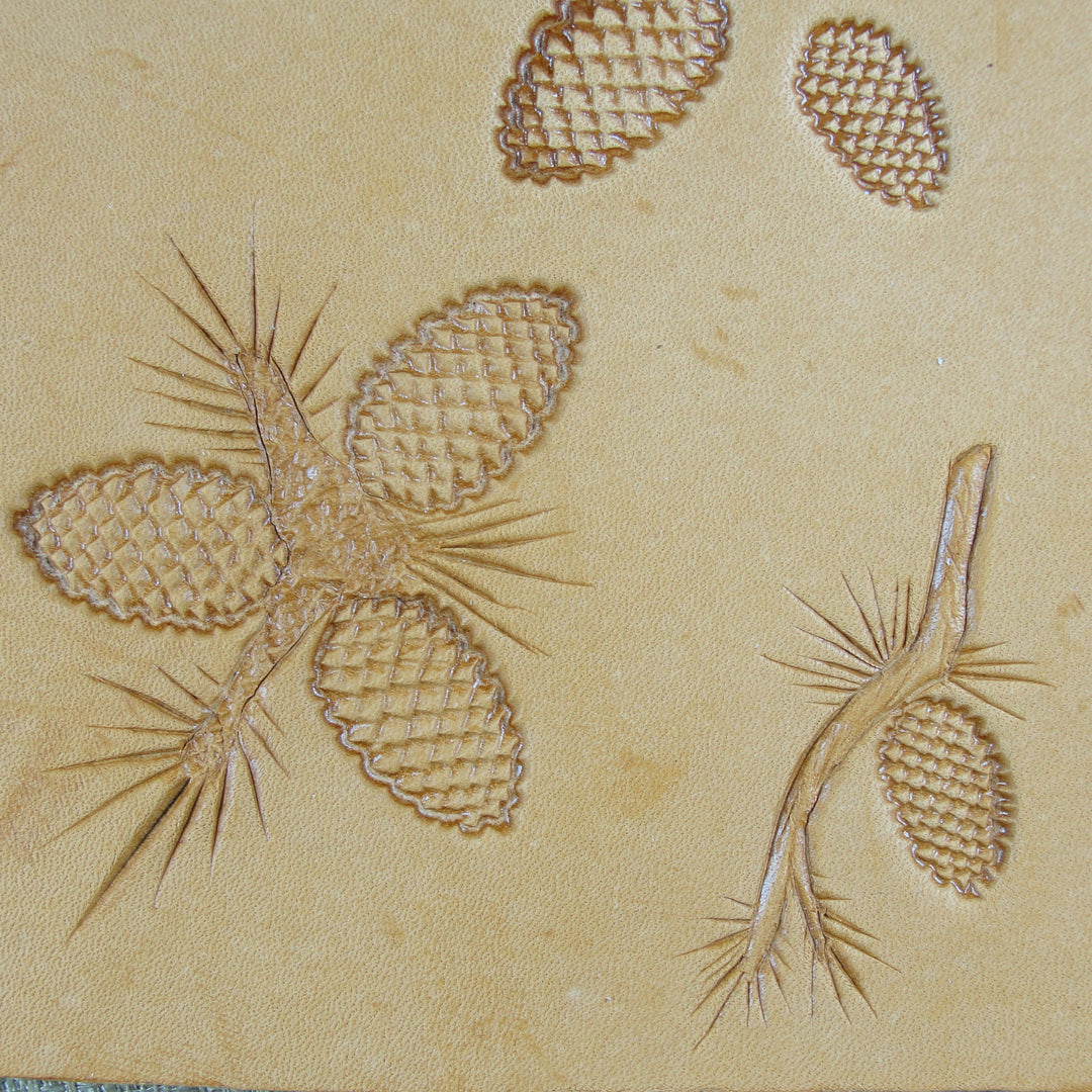W567/W568 Pine Cone Leather Stamping Tools | Pro Leather Carvers